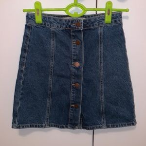 denim co. - denim mini skirt